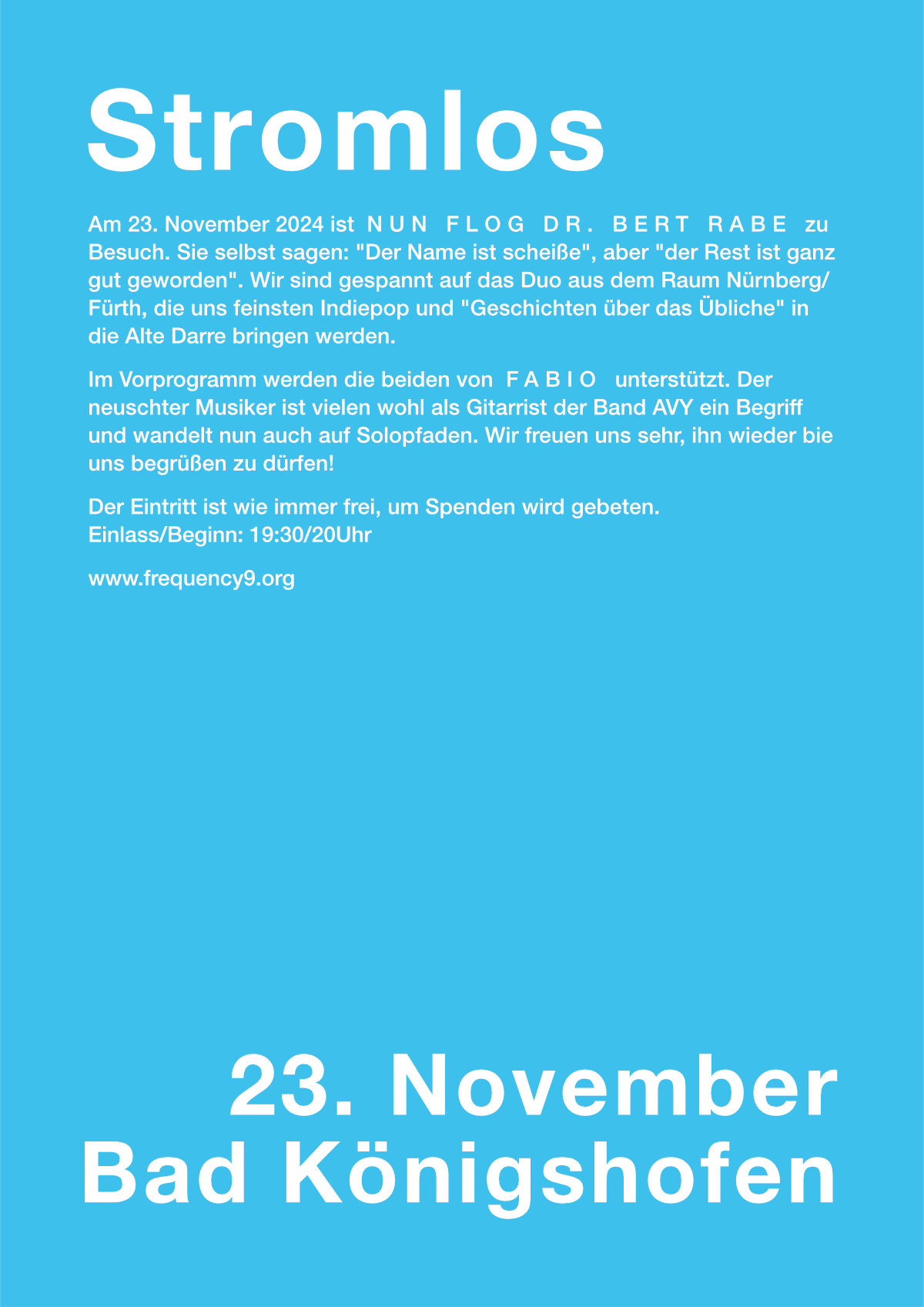 Stromlos am 23. November 2024